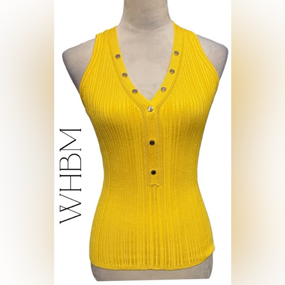 💖WHBM Yellow Tank Top | Size XS